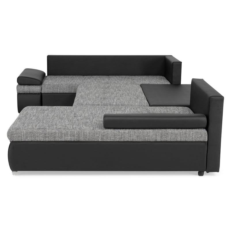 OLIVER Colțar extensibil, șezlong interschimbabil, stofă