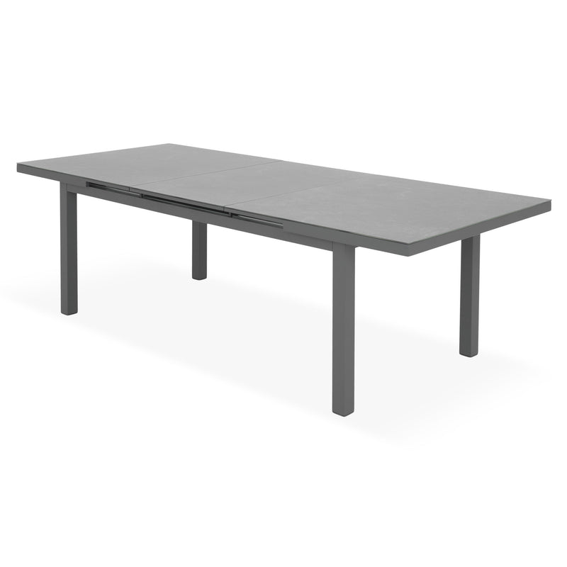 BAKU Set mobilier terasă/grădină, 6 scaune și masă extensibilă