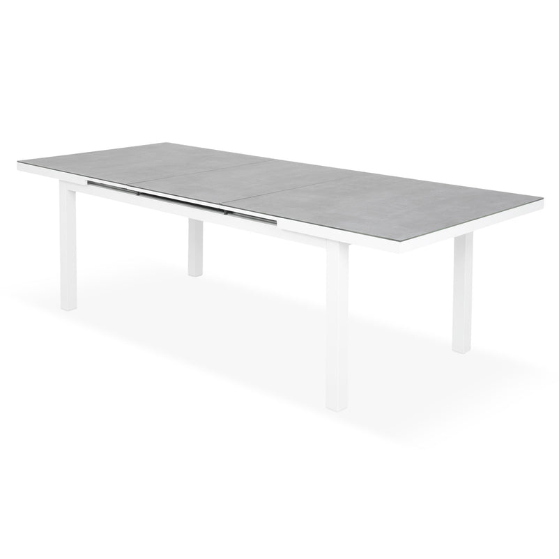 BAKU Set mobilier terasă/grădină, 6 scaune și masă extensibilă