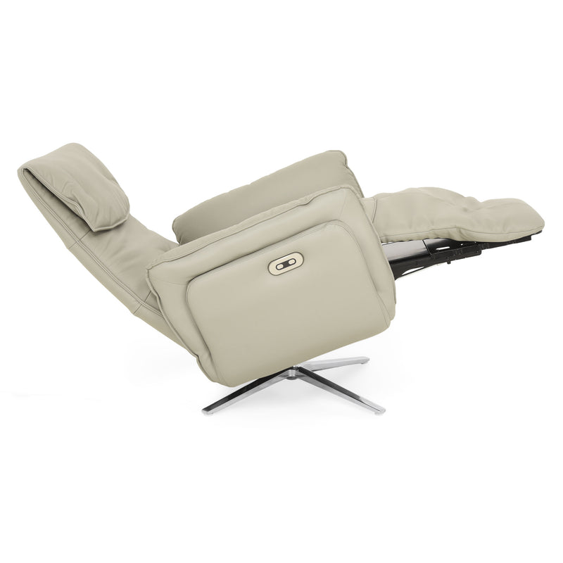 ALDWIN Fotoliu cu recliner electric, piele