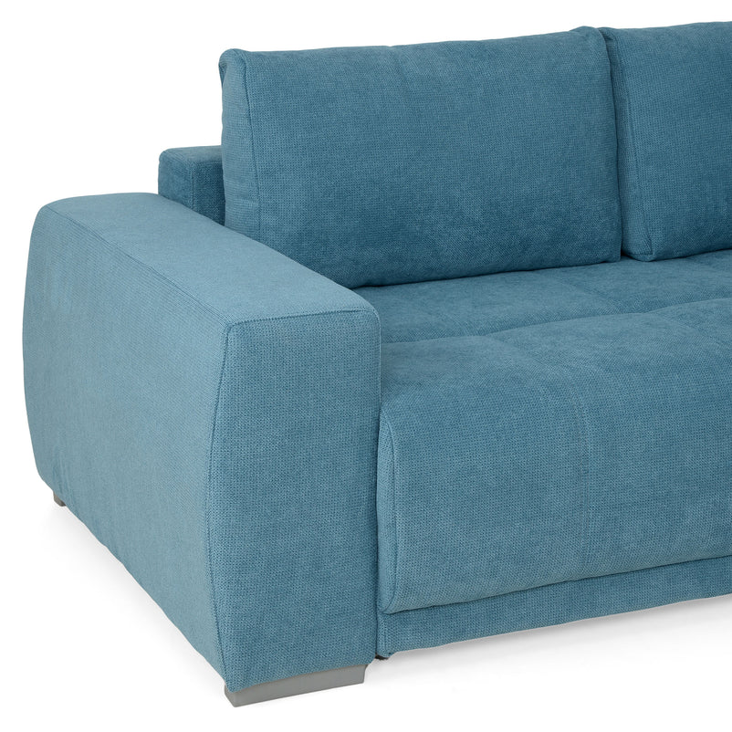 MONZA Colțar extensibil, 3 locuri, șezlong stânga/dreapta, stofă