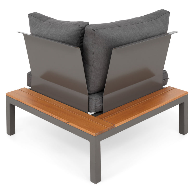 MARLI Set mobilier terasă/grădină, colțar 5 piese