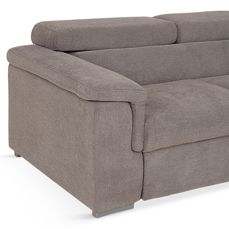 DUNE Colțar extensibil, cu șezlong stânga/dreapta, ladă depozitare, mecanism tetiere, stofă