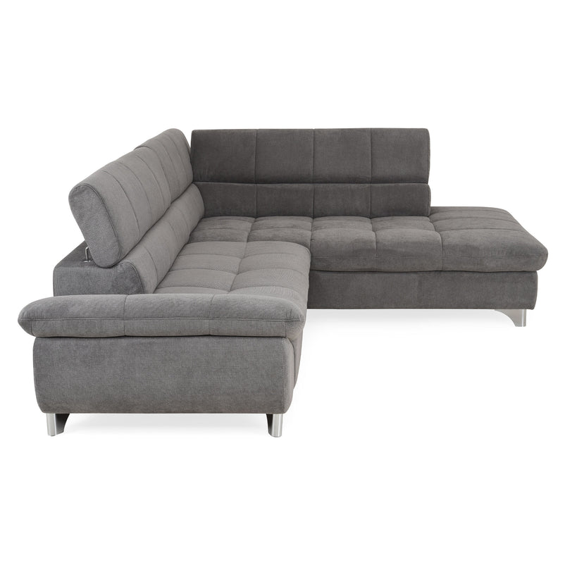 SHANE Colțar extensibil, șezlong stânga/dreapta, stofă