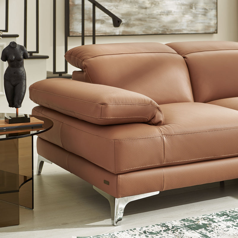 NATUZZI EDITIONS BLISS Colțar șezlong stânga/dreapta, mecanism brațe și tetiere, piele