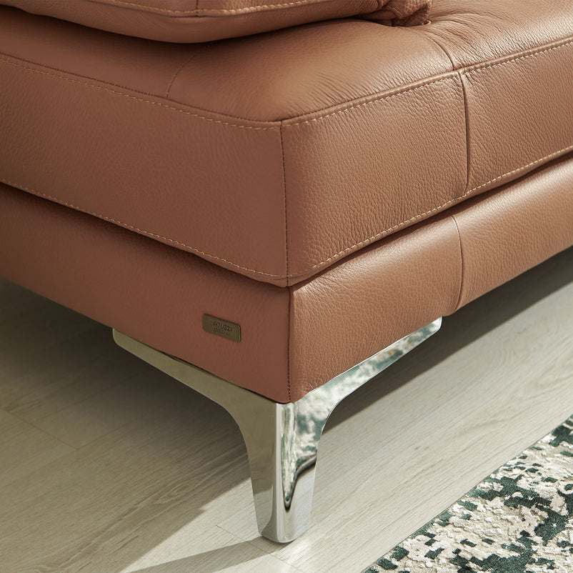NATUZZI EDITIONS BLISS Colțar șezlong stânga/dreapta, mecanism brațe și tetiere, piele