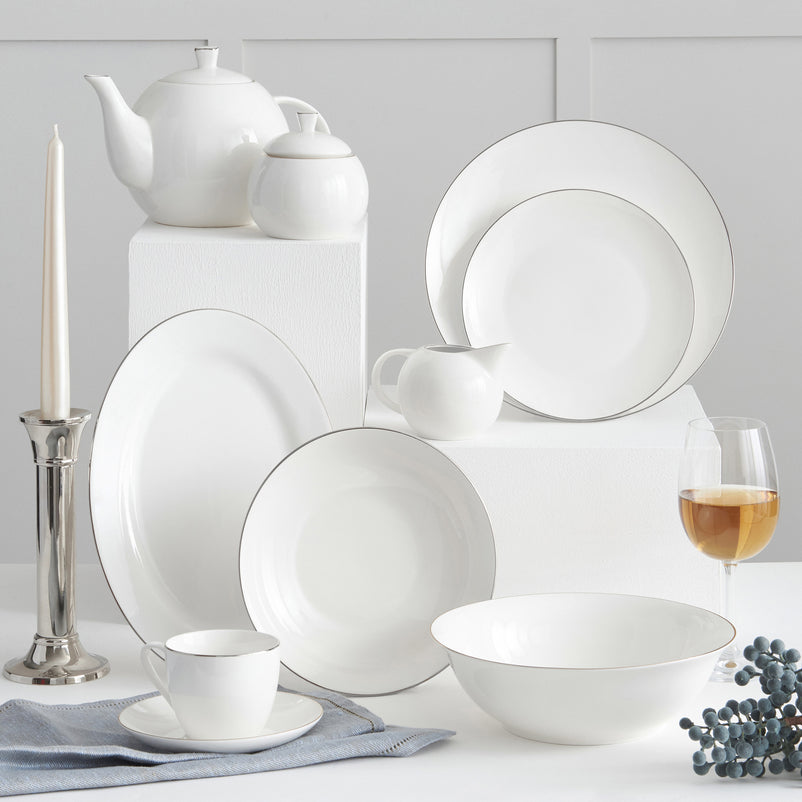 CLARA Set veselă, porțelan, 35 piese