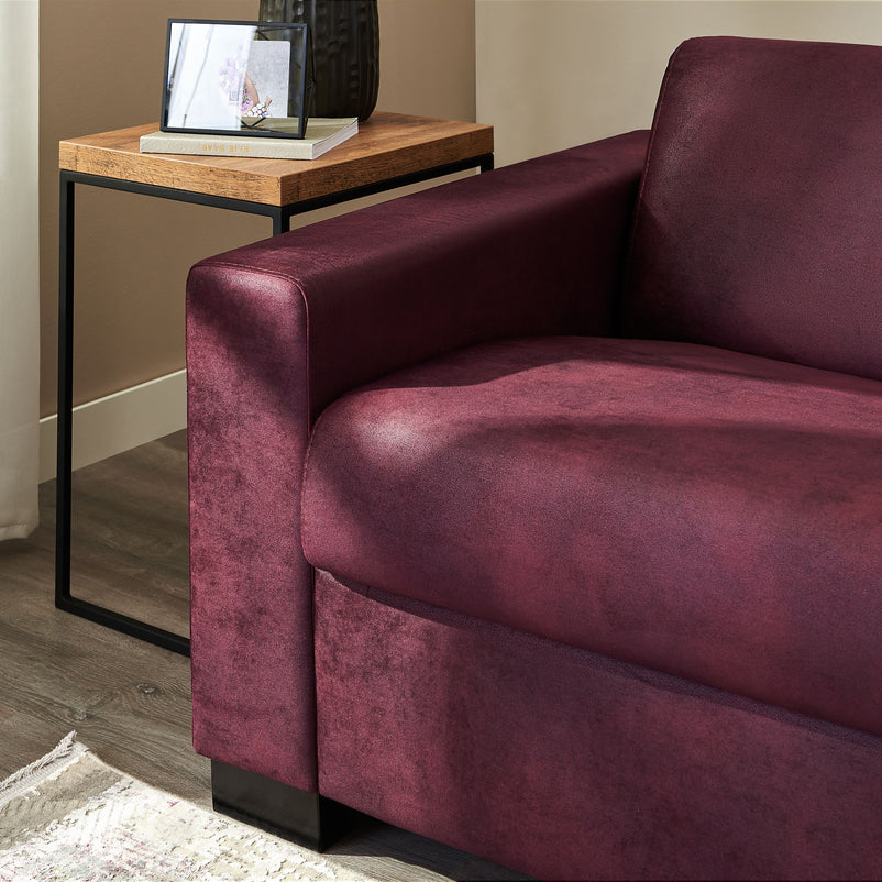 LYON Canapea 3 locuri extensibilă, stofă