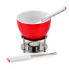 Set fondue, portelan si inox CHOCOLAT