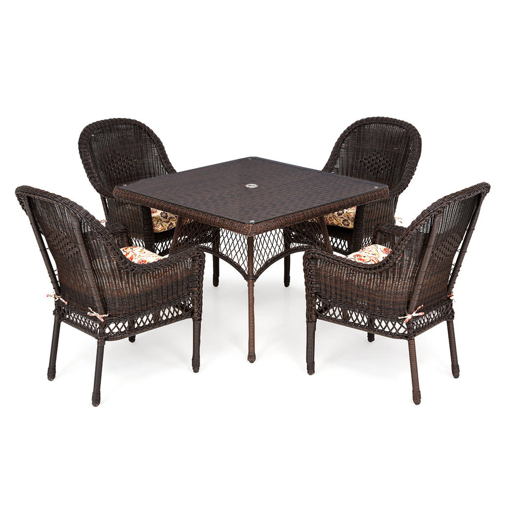 SUSAN Set mobilier terasă/grădină, 4 scaune și masă