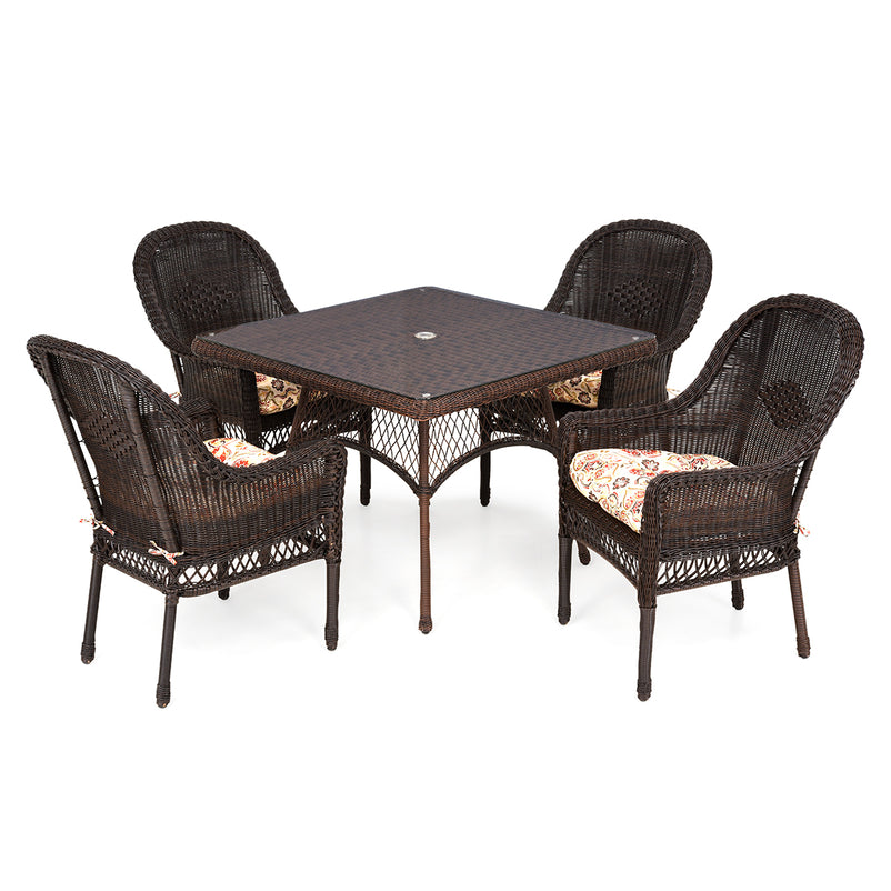 SUSAN Set mobilier terasă/grădină, 4 scaune și masă