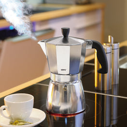 LUCINO Espressor aragaz, 3 cești, aluminiu