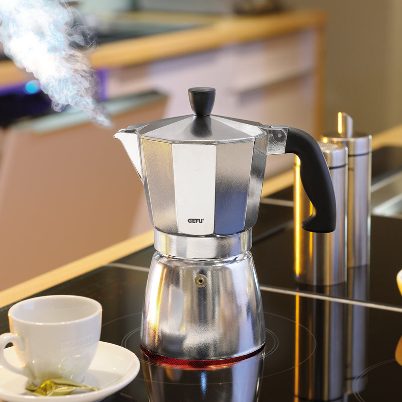 LUCINO Espressor aragaz, 6 cești, aluminiu