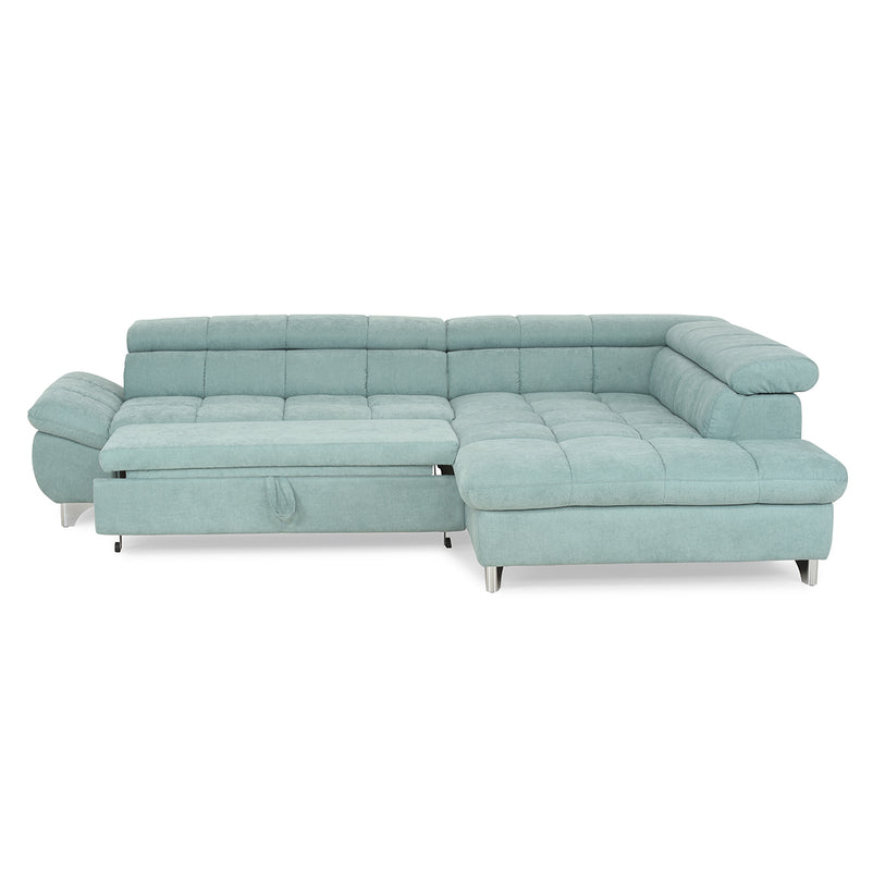 SHANE Colțar extensibil, șezlong stânga/dreapta, stofă