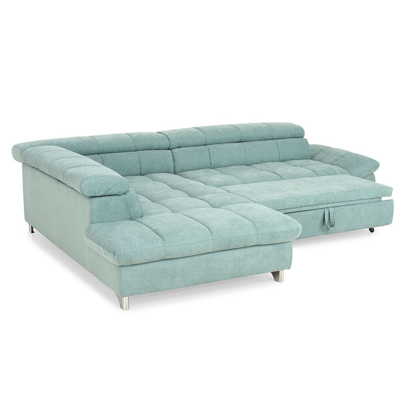 SHANE Colțar extensibil, șezlong stânga/dreapta, stofă