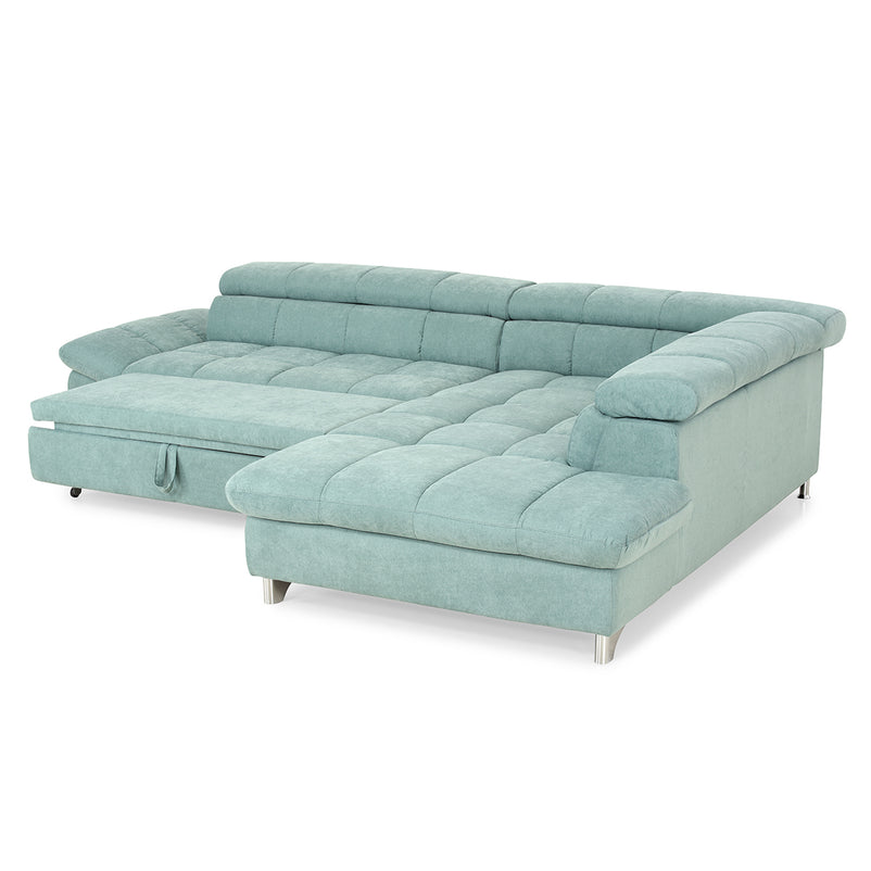 SHANE Colțar extensibil, șezlong stânga/dreapta, stofă