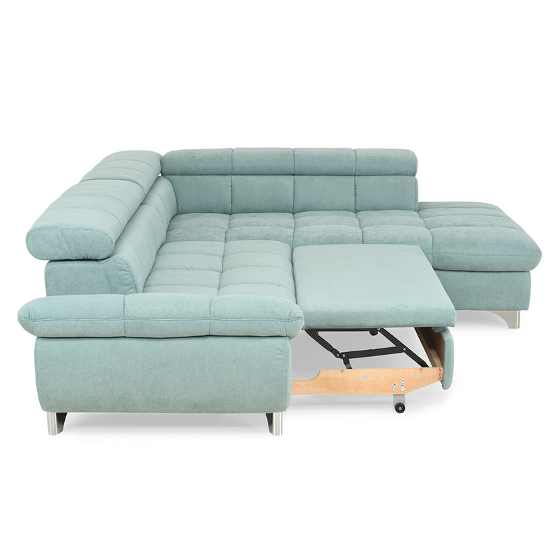 SHANE Colțar extensibil, șezlong stânga/dreapta, stofă