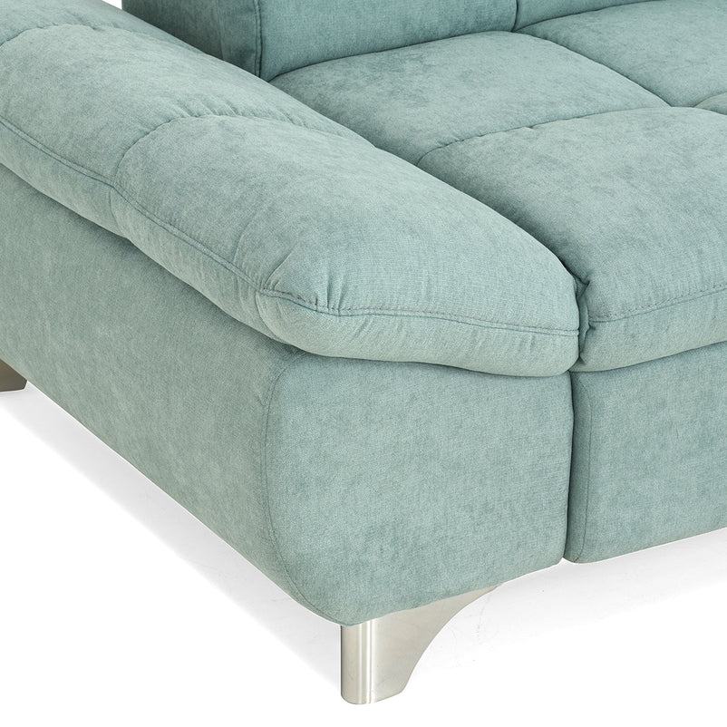 SHANE Colțar extensibil, șezlong stânga/dreapta, stofă