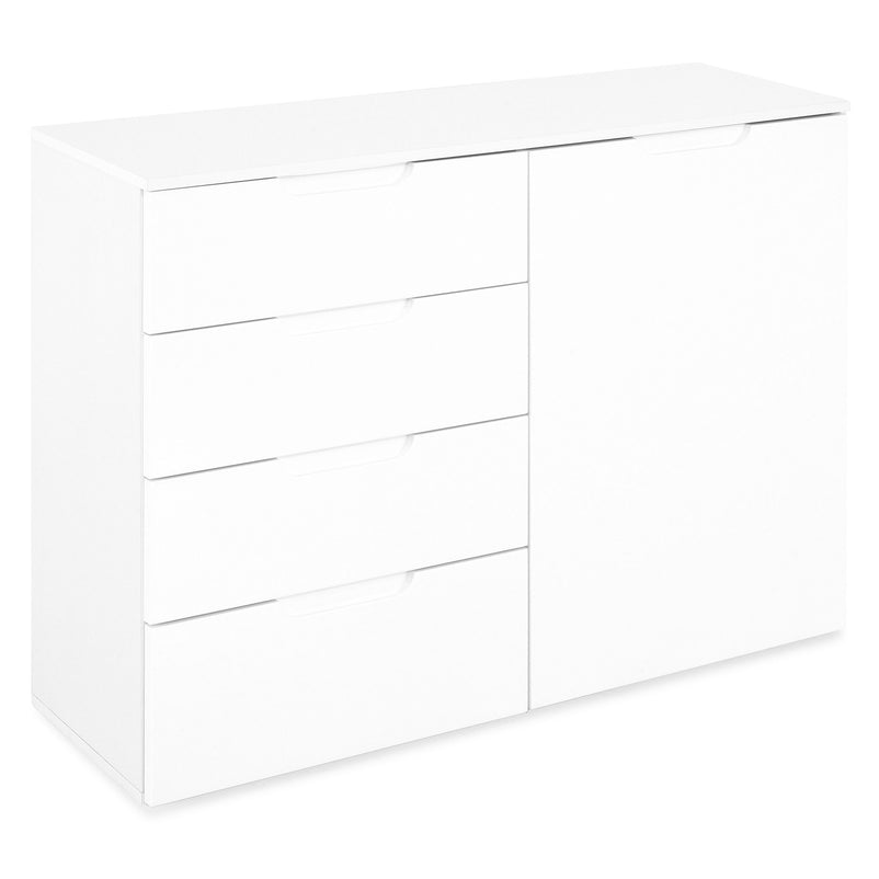 WILLIE Comodă 4 sertare, 1 ușă