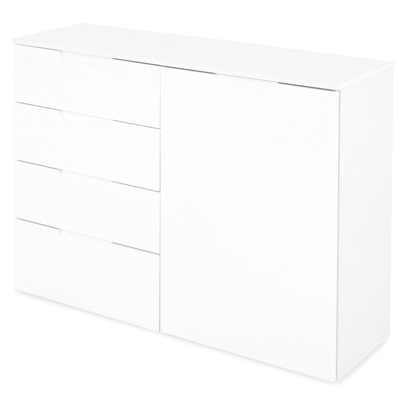 WILLIE Comodă 4 sertare, 1 ușă