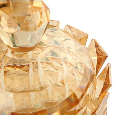 ROMANCE Bombonieră, sticlă, D.14cm