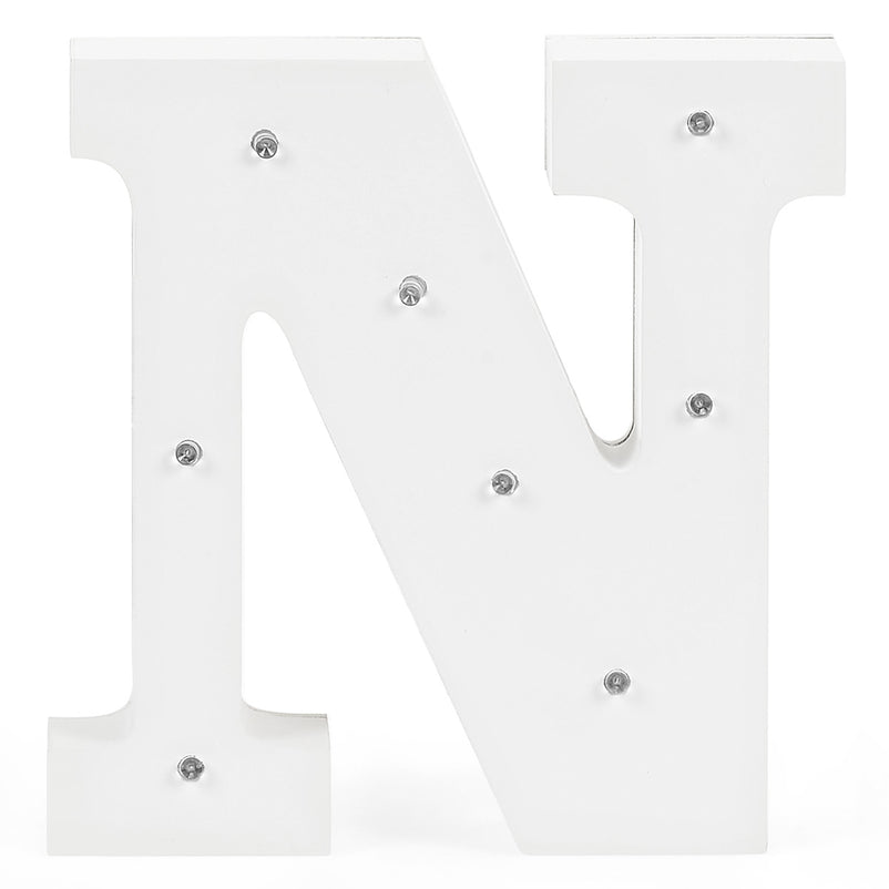 Decor luminos din lemn LITERA 