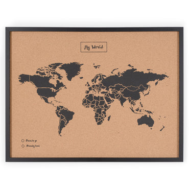 Decoratiune perete MY WORLD BLACK