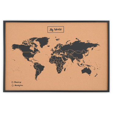 Decoratiune perete MY WORLD BLACK