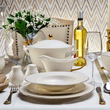 ECLAT Farfurie aperitiv, porțelan, D.21cm