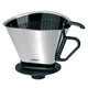 Suport filtru cafea, filtru nr4, inox si plastic ANGELO