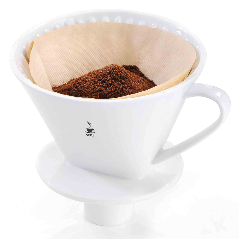 Suport filtru cafea, filtru nr4, portelan SANDRO