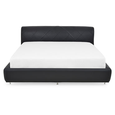 Pat tapitat 180x200cm, lada depozitare, somiera rabatabila inclusa NOIR