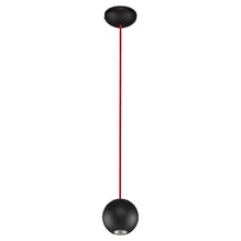 BUBBLE BLACK-RED Pendul 1x35W GU10