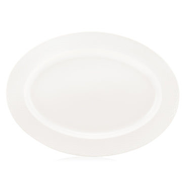 IMPRESS Platou, porțelan, L.36cm