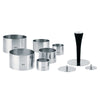 Set 2 forme rotunde pentru aperitiv sau desert, inox FORMIDABLE