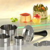 FORMIDABLE Set 3 forme rotunde pentru aperitiv sau desert, 10 piese, inox