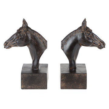 HORSES Set 2 suporturi cărți de la Mobexpert