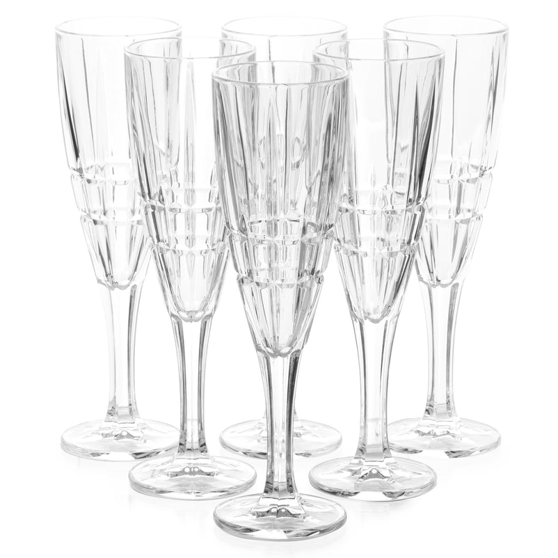 Set 6 pahare sampanie, 180ml DOVER