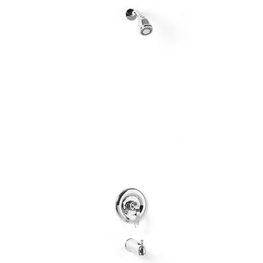 Set baterie cabina dus, incastrat, cromat ROSE