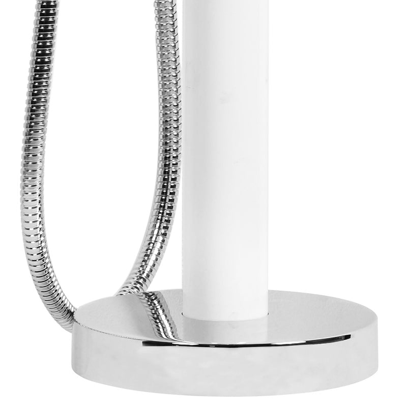 EVA Set baterie cada mijloc, cromat/alb