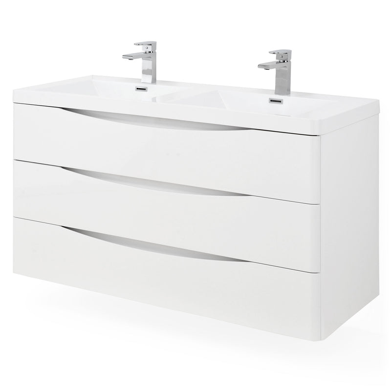 ELLIS Set masca lavoar, 3 sertare și lavoar