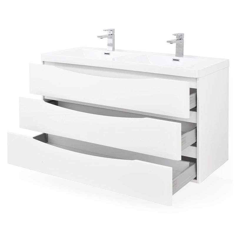 ELLIS Set masca lavoar, 3 sertare și lavoar