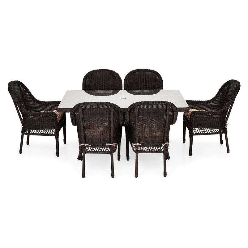 Set mobilier gradina/terasa, 6 scaune, masa SUSAN