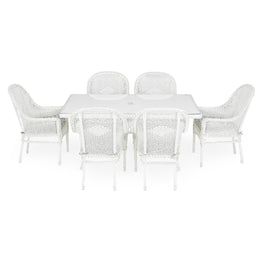 SUSAN Set mobilier gradina/terasa, 6 scaune, masa