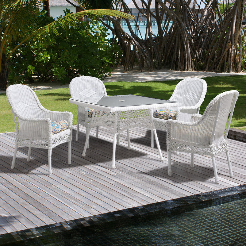 SUSAN Set mobilier terasă/grădină, 4 scaune și masă