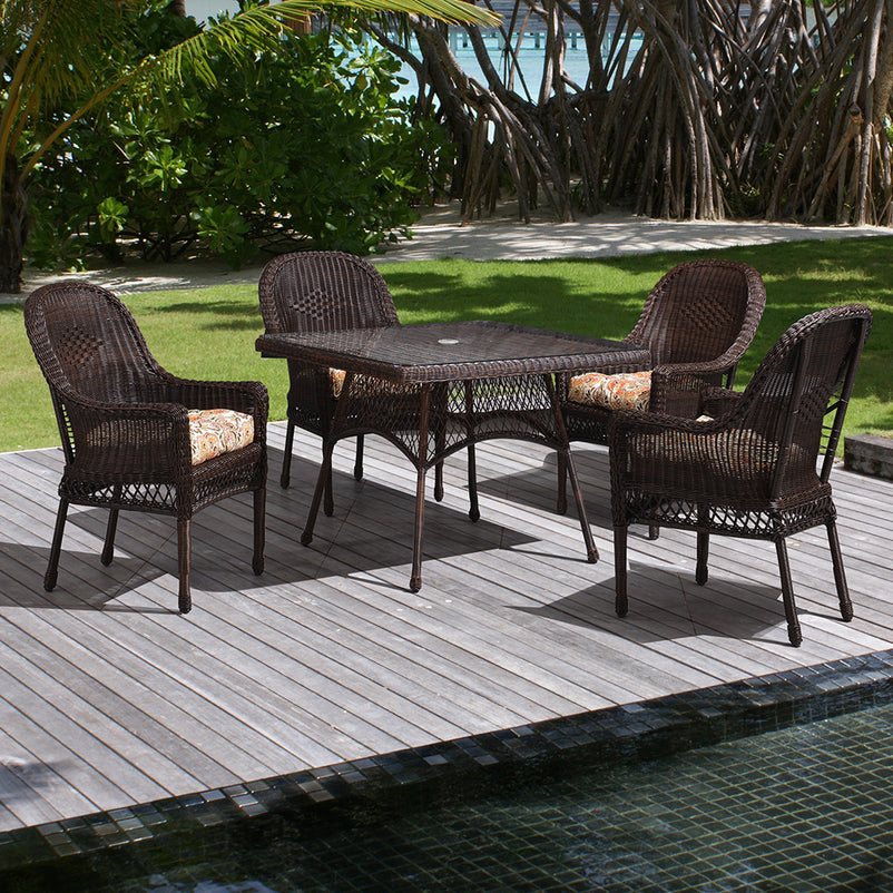 SUSAN Set mobilier terasă/grădină, 4 scaune și masă