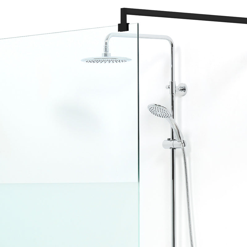 LIBERTY Sistem duș, 116x200 cm, sticlă, sablat cu dungă decorativa