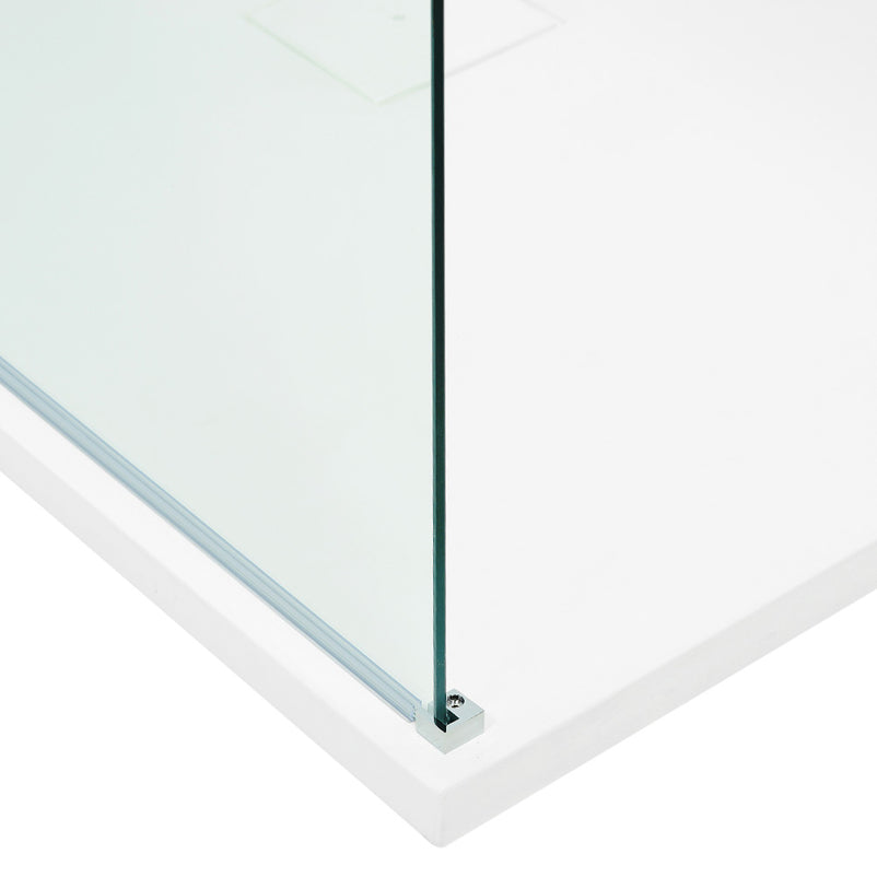 LIBERTY Sistem duș, 116x200 cm, sticlă, sablat cu dungă decorativa