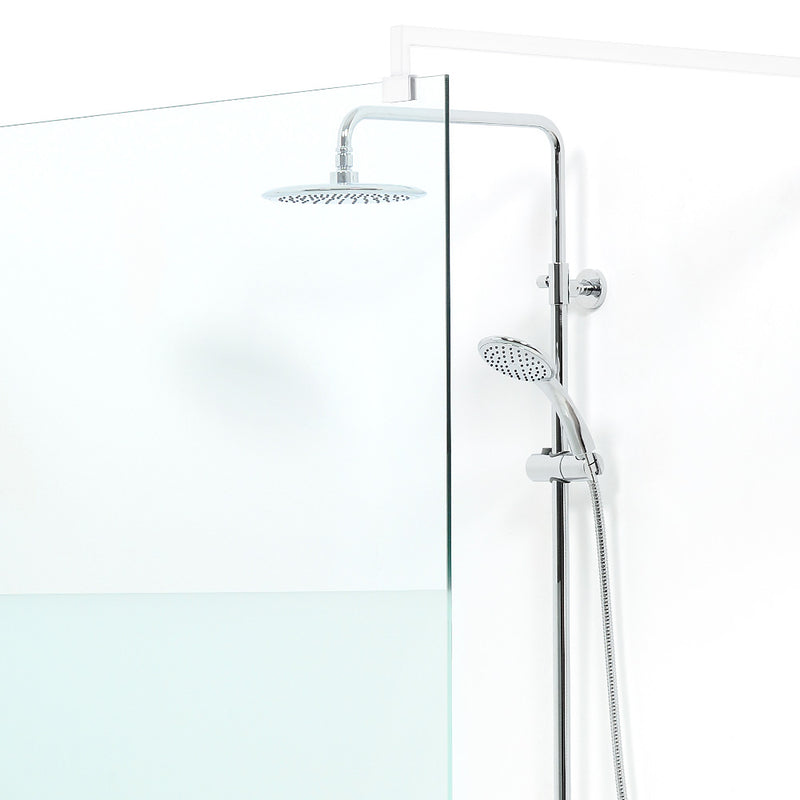 LIBERTY Sistem duș, 116x200 cm, sticlă, sablat cu dunga decorativa