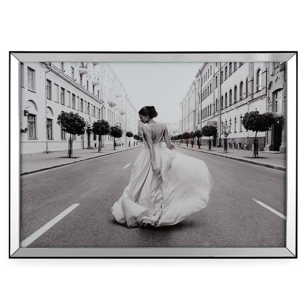 WHITE SATIN Tablou 100x70cm